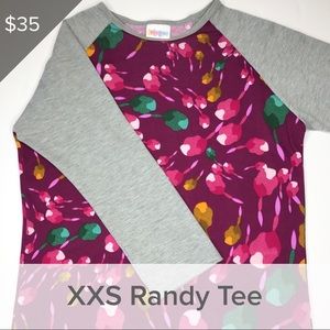 NWT LuLaRoe Randy Baseball Tee